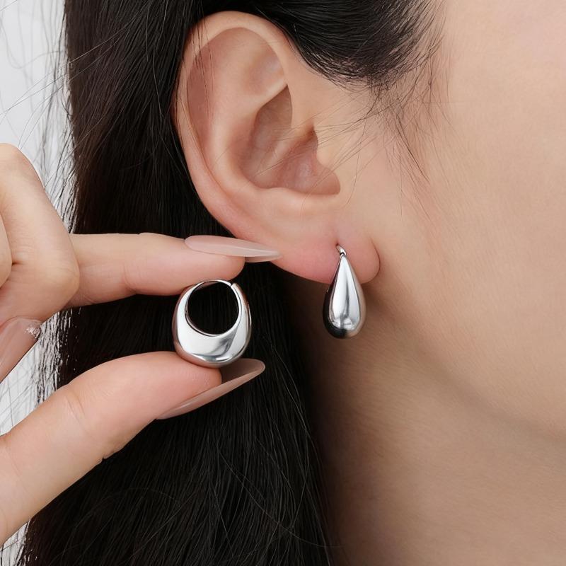 Unique Multi Layer Round Knotted Studs Earrings for Women Fashion Simple Versatile Geometric Earrings Trendy Daily Wear Jewelry