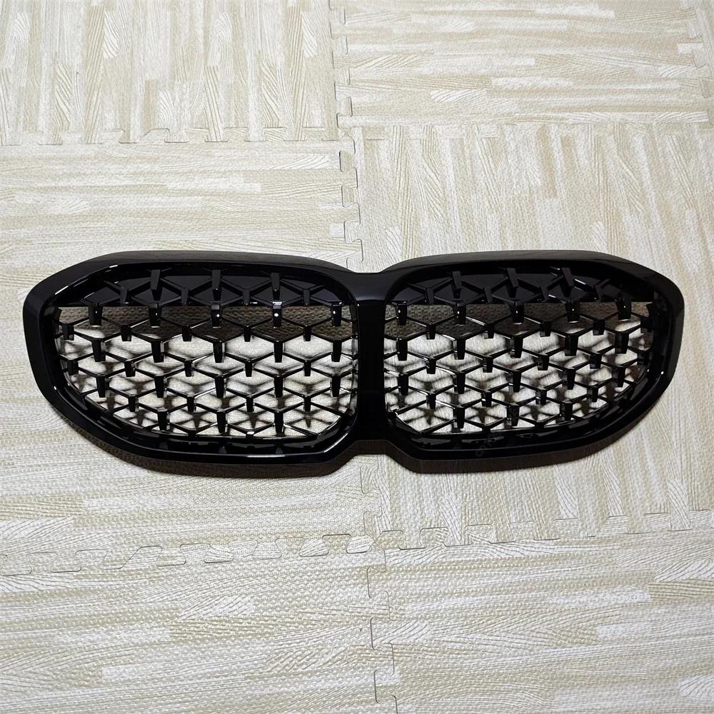 Front Bumper Kidney Grill Grilles For BMW 1 Series F40 116i 118i 120i 128ti 116d 118d 120d M135i xDrive 2019-2024 Black Tuning