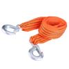 4 Meter Load 3 Ton  Car Trailer Towing Rope Strap Tow Cable with Hooks Emergency Vehicle Tool