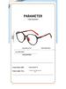 Children's Anti-Blue Light Polygon Glasses, No Prescription, TR90 Frame.