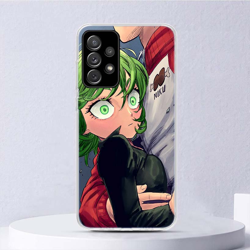 One P-Punch-Man Tatsumaki Soft Case For Samsung Galaxy A52 A42 A32 A22 A12 A02S Phone Cover A50 A51 A70 A71 A41 A31 A21S A40 A30