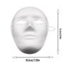New Halloween DIY Full Face Craft Masks Blank White Paintable Paper Mache Mask for Masquerade Cosplay Mardi Gras Party Prop