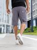 Jigga Wear Krone XL Grau/Weiß Shorts