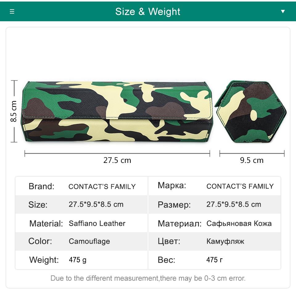 Handmade Genuine Leather Green Color Watch Case Unisex Watch Box Jewelry Display Watch Storage Organizer