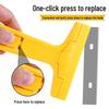 Multi-Purpose Cleaning & Scraping Tool for Adhesive Removal and Caulk, Wall, and Floor Cleaning.