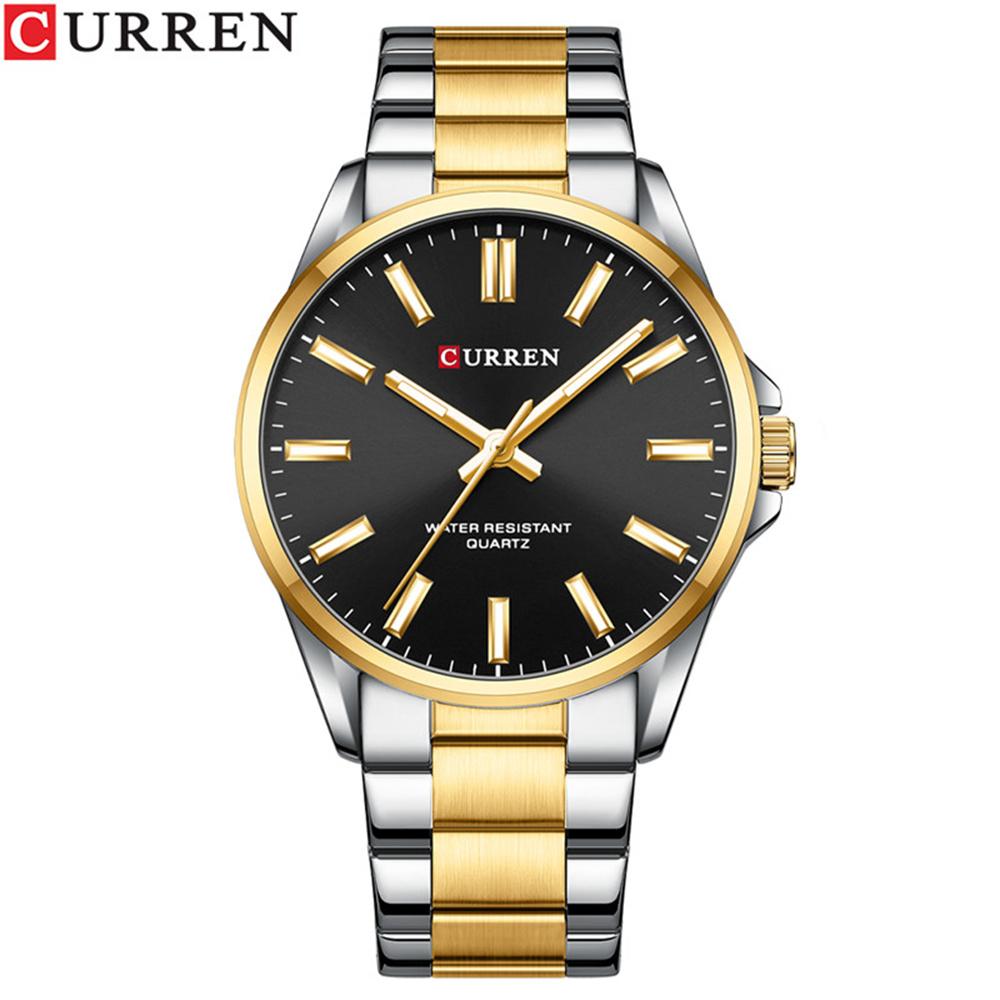 New CURREN Top Brand Luxury Mens Watches Male Clocks Date Sport Military Clock Leather Strap Quartz Business Men Watch Gift 8225