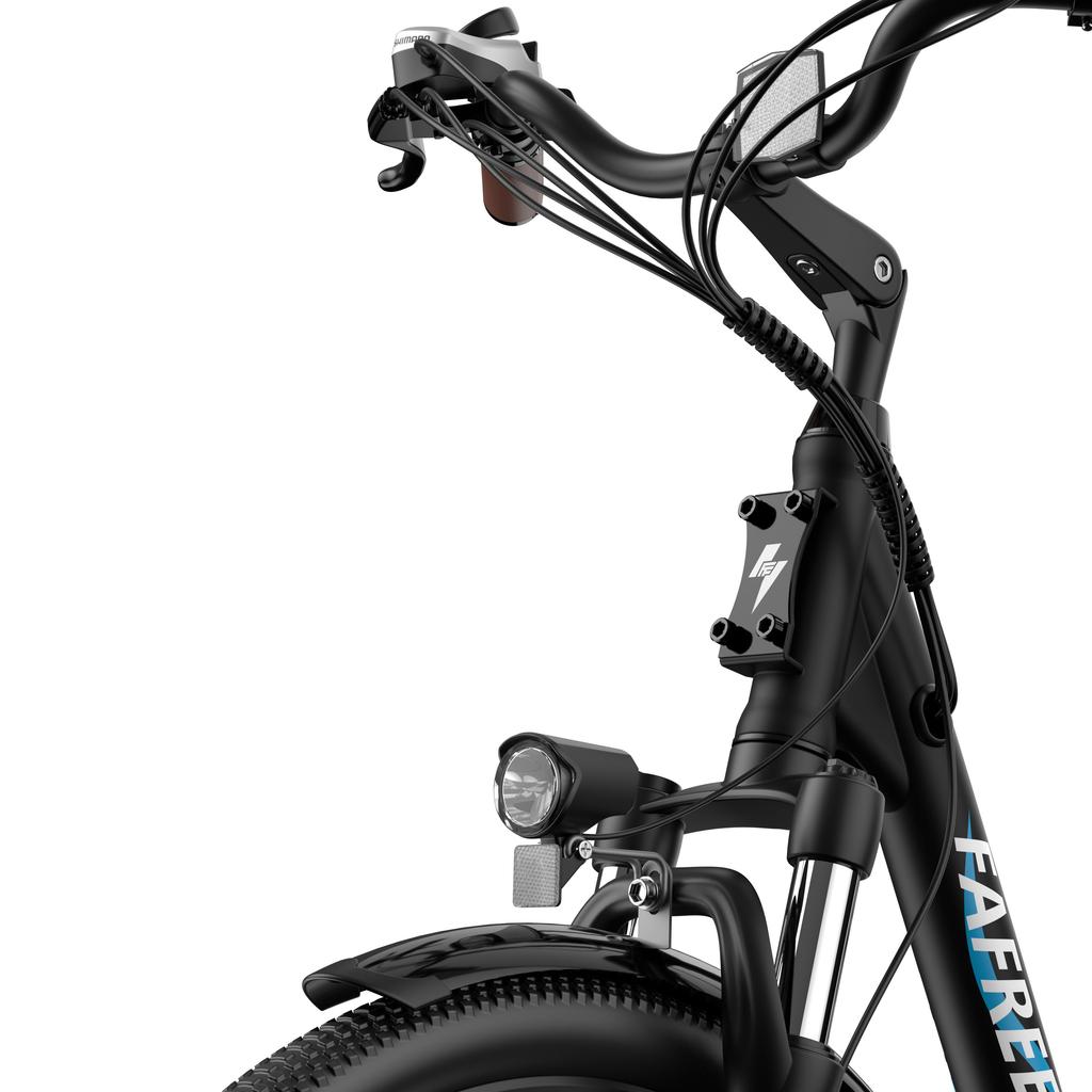 FAFREES F26 Lasting Electric Bike 36V 20.3Ah Battery, 250W Motor, 80-100KM Range, 26*1.95 Inch Tires E-Bike