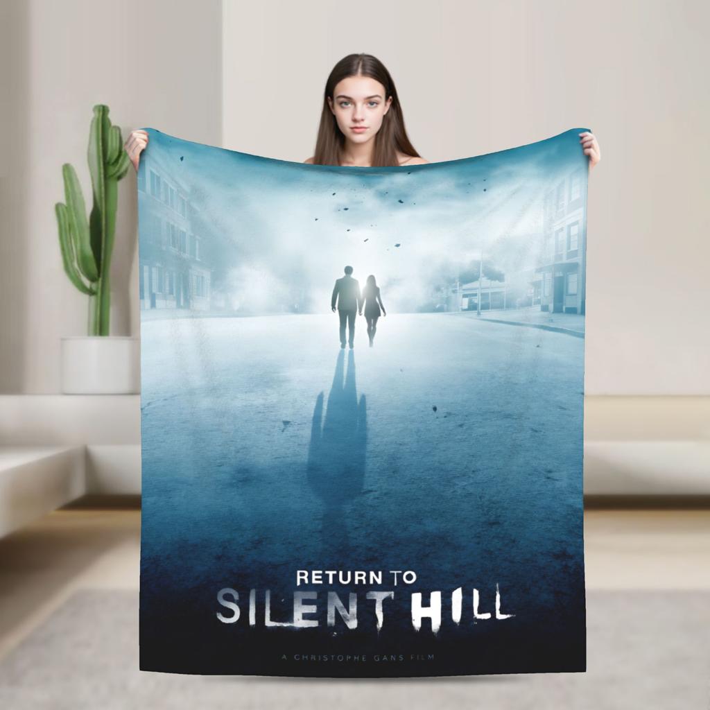 Return to Silent Hill Super Soft Blanket Movie Travel Plush Throw Blanket Fashion Living Room Flannel Bedspread Sofa Bed Cover
