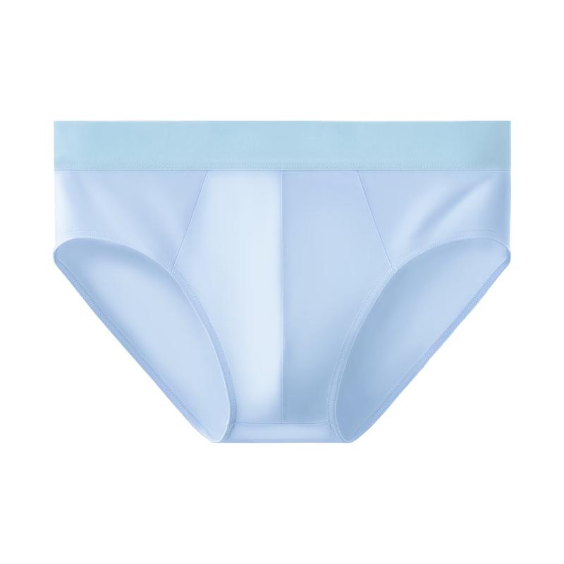 Youkeshu Men's Ice Silk Antibacterial Boxer Briefs