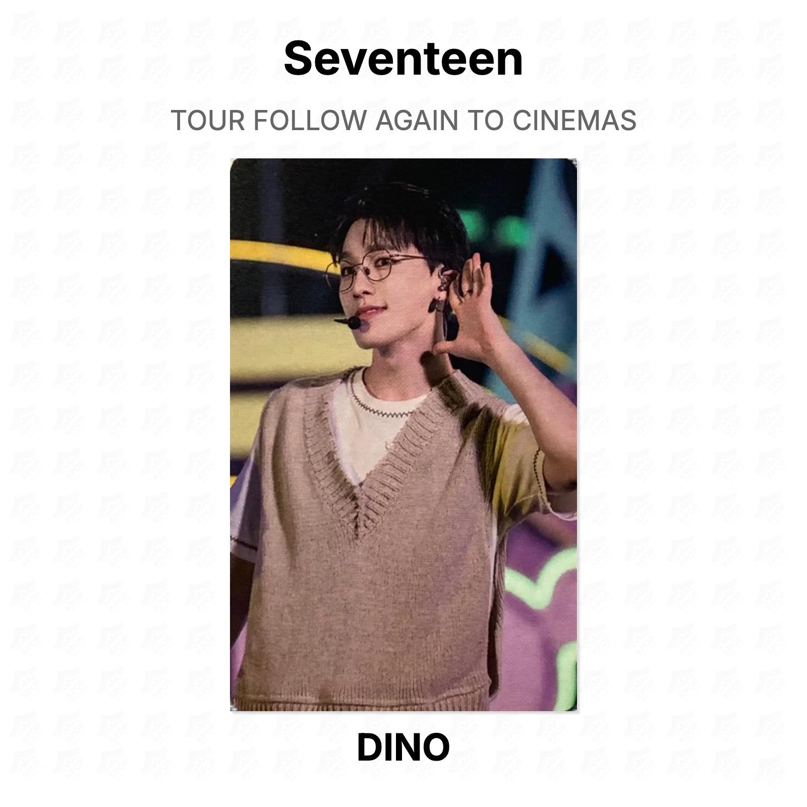 Seventeen TOUR FOLLOW AGAIN TO CINEMAS Official Photocard DINO