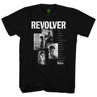 The Beatles Unisex Adult Revolver Track List Cotton T-Shirt