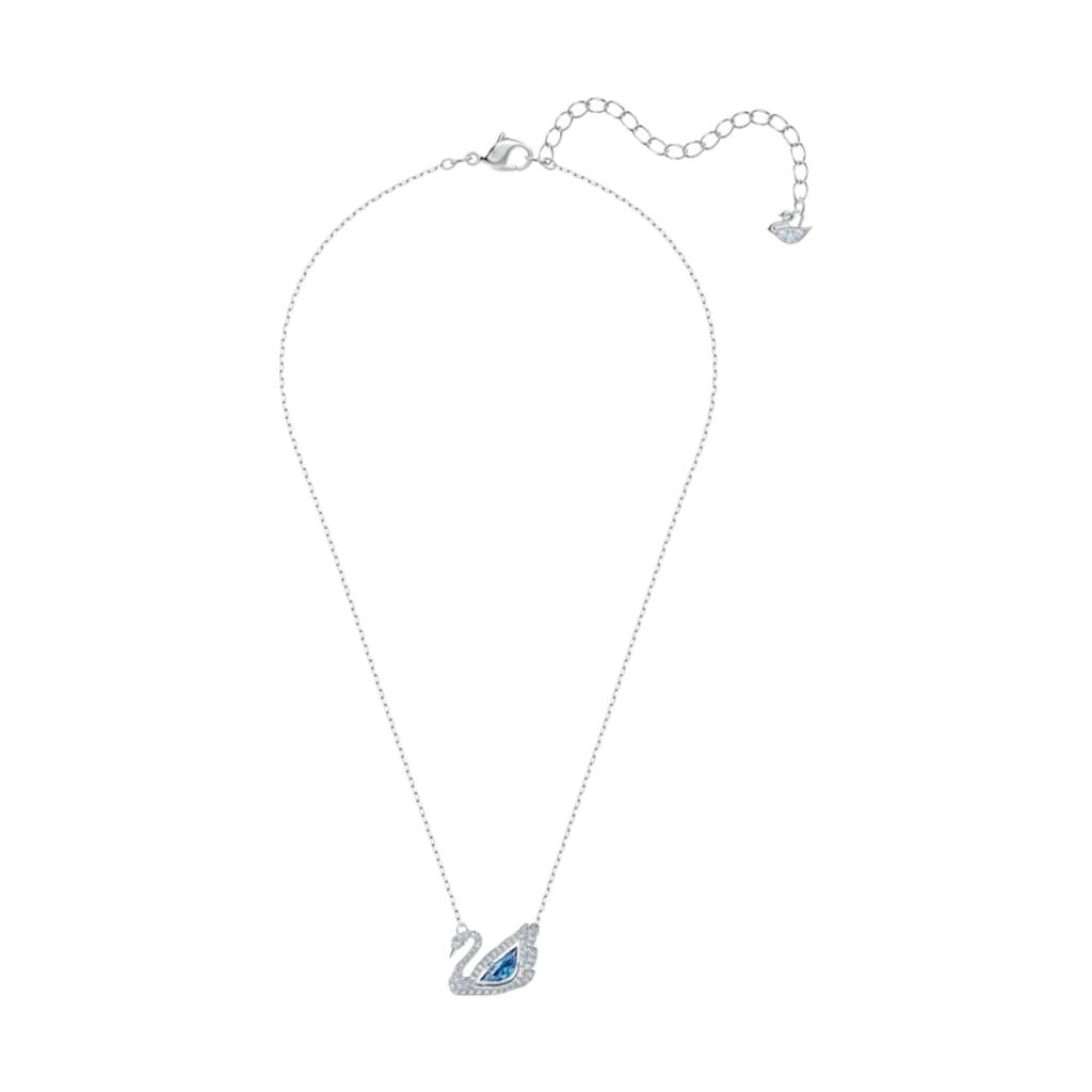 Swan Blue Rhodium Necklace 5533397 – Elegant Jewelry for a Sophisticated Look