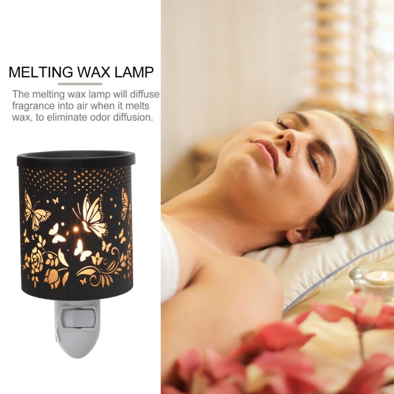 1 PCS U.S. Plug-In Wax Melter - Plug-In Wall Mounted Glass Wax Melter for Home, Office Decor and Plug-In Scented Candle Warmers