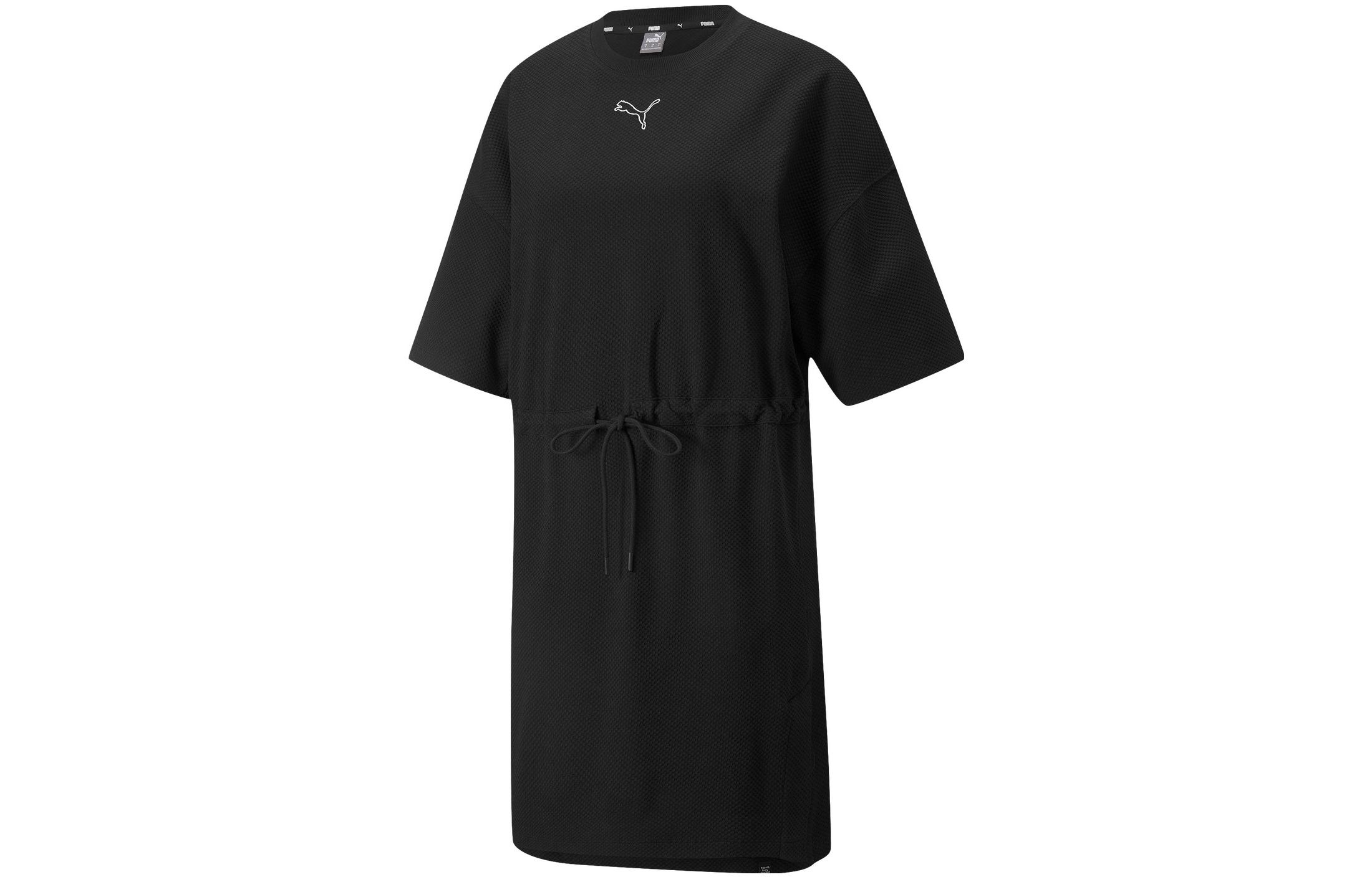 PUMA Short Sleeved Dress Women s Black 670955-01 S