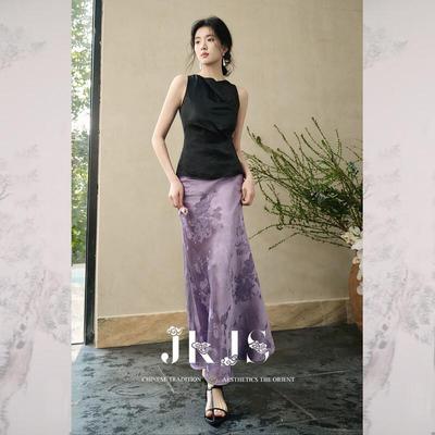 JK&JS 'Zui Hua Yin' New Chinese Style Acetate Camisole