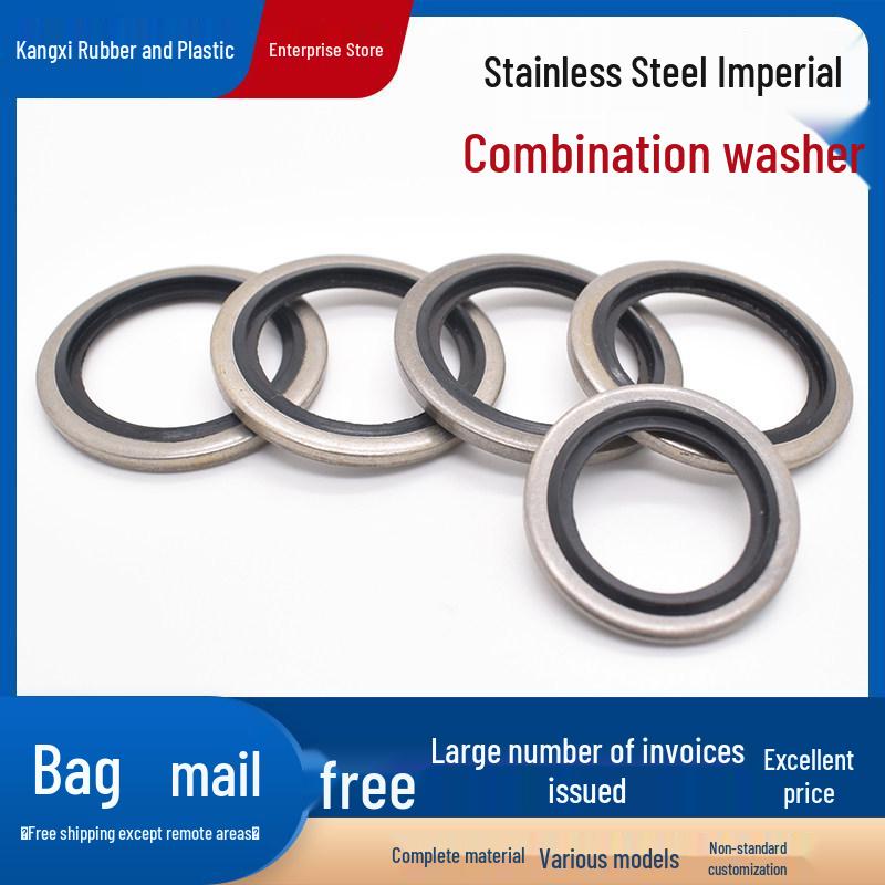 304 Stainless Steel Imperial Combination Gasket Washer Seal/O-ring/Oil Seal