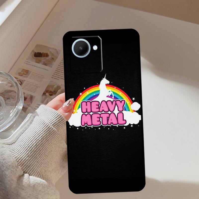 Pink Unicorn Rainbow Cute For Realme GT 7 Pro 5 GT 6 6T C67 C61 C55 C53 C51 C21Y C25S C75 10 11 12 13 14 Pro Plus Case