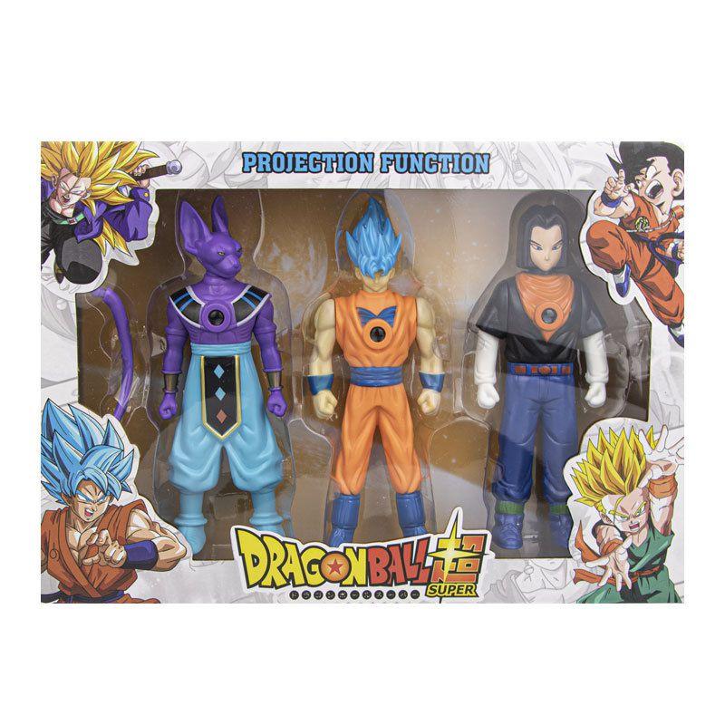 Dragon Ball Z Lichtprojektionsfigur Modell Blauer Goku Vegeta Kindergeschenk**