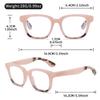 New Small-framed Light-colored Flat Light Glasses Travel Photography Decoration Item, Refreshing Anti-blue Light Glasses