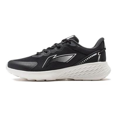 Li Ning Soft Casual Comfortable Non-Slip Wear-Resistant Low-Top Running Shoes Men Sneakers Black ARST047-1