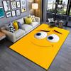 Cheerful Yellow Smiley Face Suitable As a Non-slip Mat for the Living Room or Bedroom Sofa
