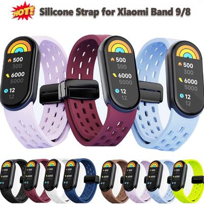 NEUES Armband für Xiaomi Mi Band 9 Smartwatch Sport Silikonarmband für Mi Band 8 Ersatz-Armband Miband 9/8 NFC Zubehör