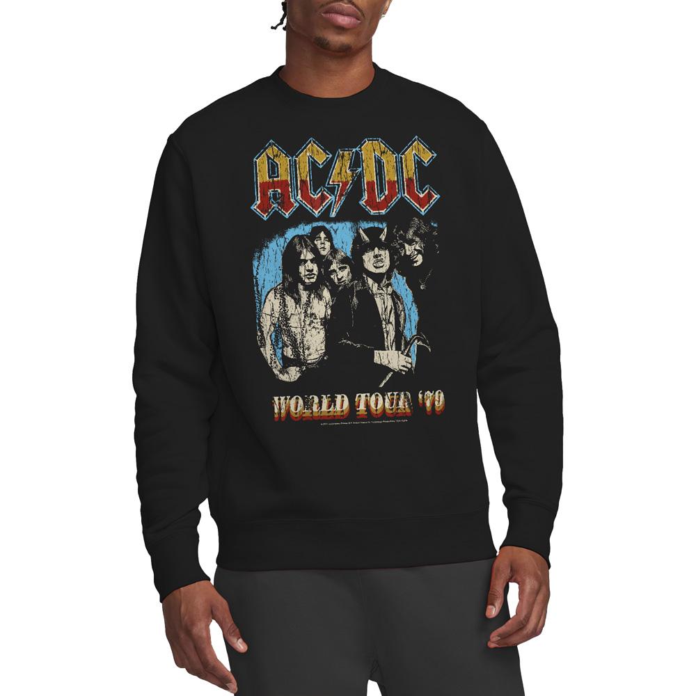 AC/DC Unisex Adult World Tour 79 Sweatshirt