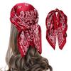 Soft Material Square Silk Scarf 70x70cm Size Women Neck Scarf Luxury Foulard Scarf  Bag Decoration