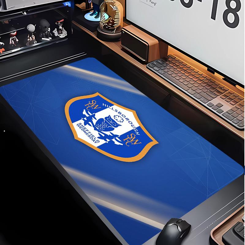 Sheffield Wednesday Football Pattern Mouse Pad Non?Slip Rubber Base Gaming Mousepad For Desk Office Home