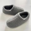 Ultra-Soft Home Cotton Shoes for Women Men, Cozy Teddy Fleece Slippers with Non-Slip Sole All-Wrap