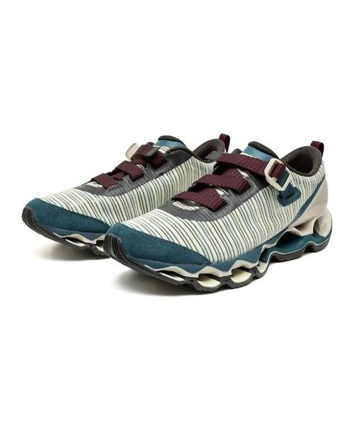D1GA260303 Mizuno Wave Prophecy Strap 2 Lime Green Brown (Men s) 10
