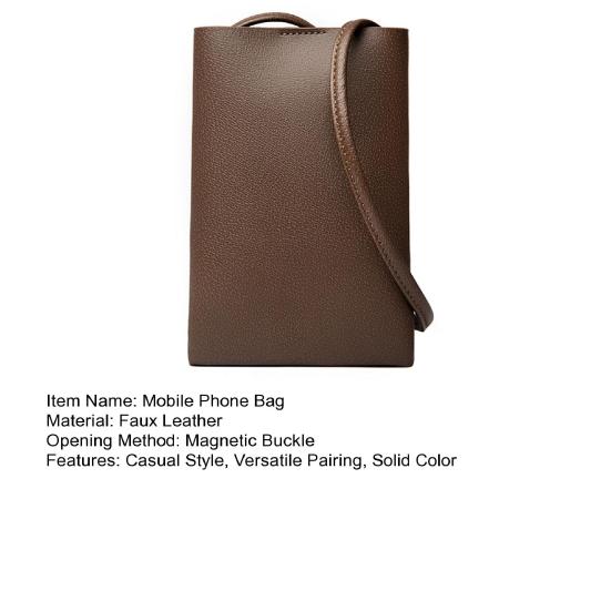 Women Crossbody Phone Bag Mini Shoulder Purse Ladies Cell Phone Pouch Sling Bag for Street Shopping Daily Outings