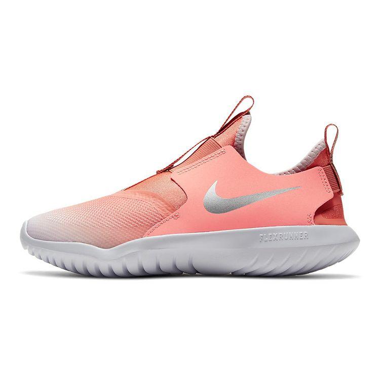 Nike Flex Runner GS Crimson Bliss Metallic Platinum Kids Sneakers Orange Light-Violet Photon-Dust AT4662-608