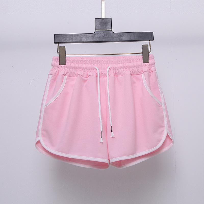 Women's Summer 2025 Casual Loose Fit Wide-Leg Running Shorts with Elastic Waist