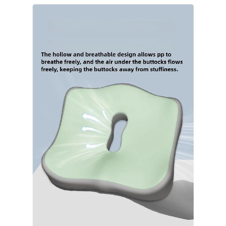 Memory Foam Seat Cushion for Car and Office Lumbar Hip Support Posture Corrector Breathable Comfort Student Chair Pad