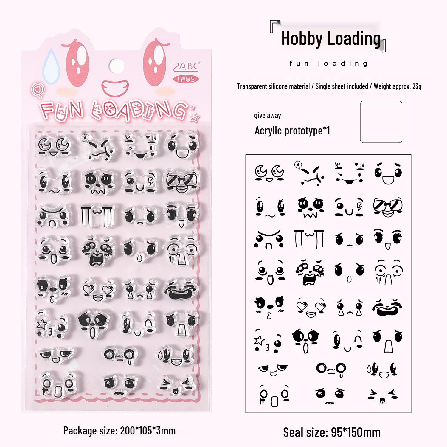 Yue Zhen Mood Diary Silicone Stamps: Children s DIY Planner Stamps