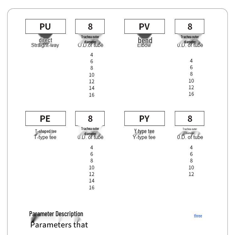 Pneumatik Schlauch Zylinder T-Stück Schnellkupplung (4-16 mm)