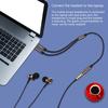 Universal Audio Wire Gold Plate Plugs Mobile Headset Becomes Computer Headset Adapters Headset Audio-Extend Cable