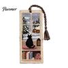 Cross Stitch Bookmark DIY Kit for Adults Beginners, Seasonal Cat Handmade Embroidery Kit, Gifts Lovers, Readers Reading Accessory