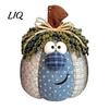 Unique Handmade Gifts for Autumn Harvest Whimsical Patchwork Pumpkin, Pumpkin Table Decor, Cute Smiling Face Fabric Decor Cloth Tabletop Mantel Shelf