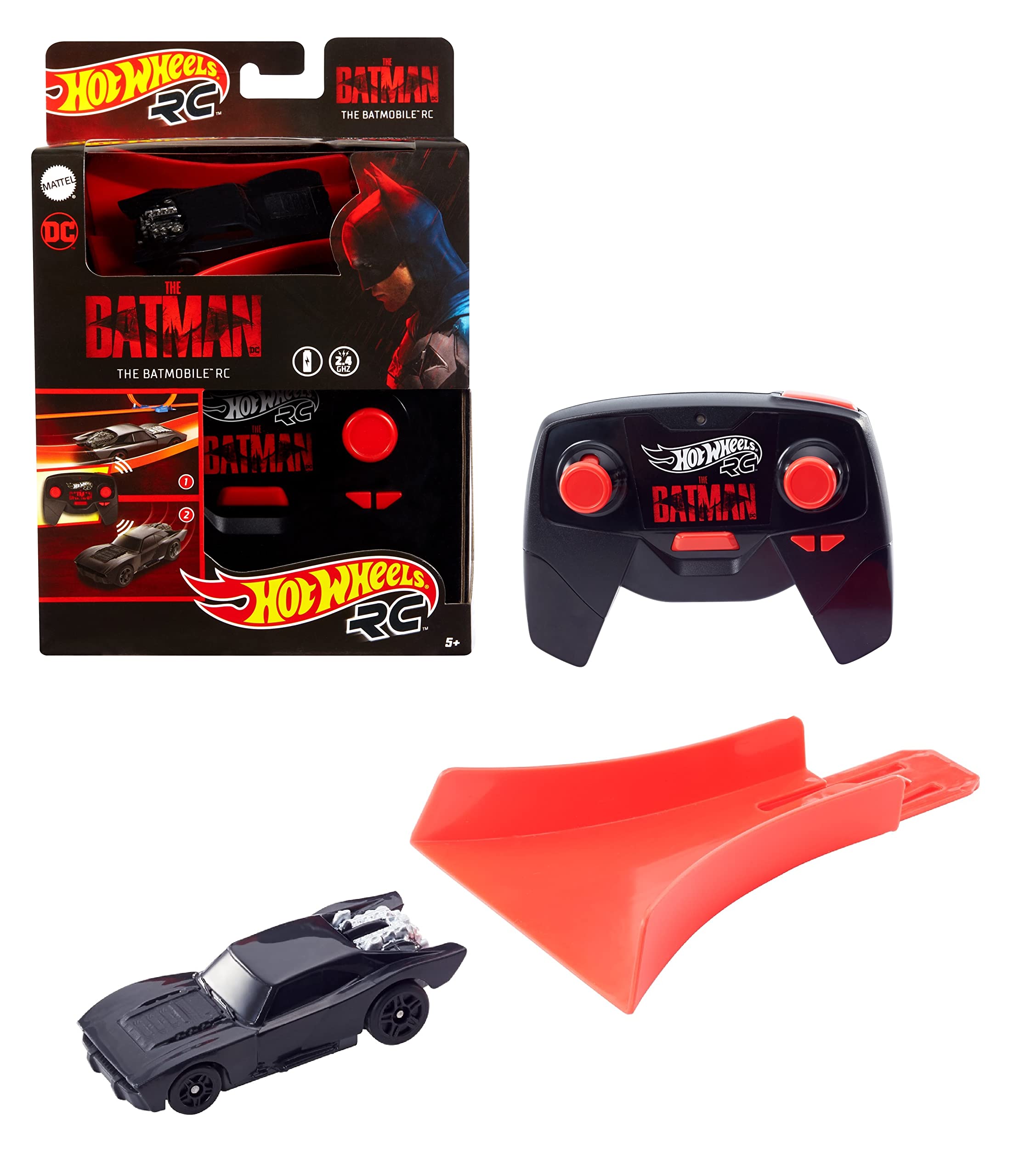 

Hot Wheels RC Batmobile много лет и HBL43 Black 164 - [5 вверх] чёрный