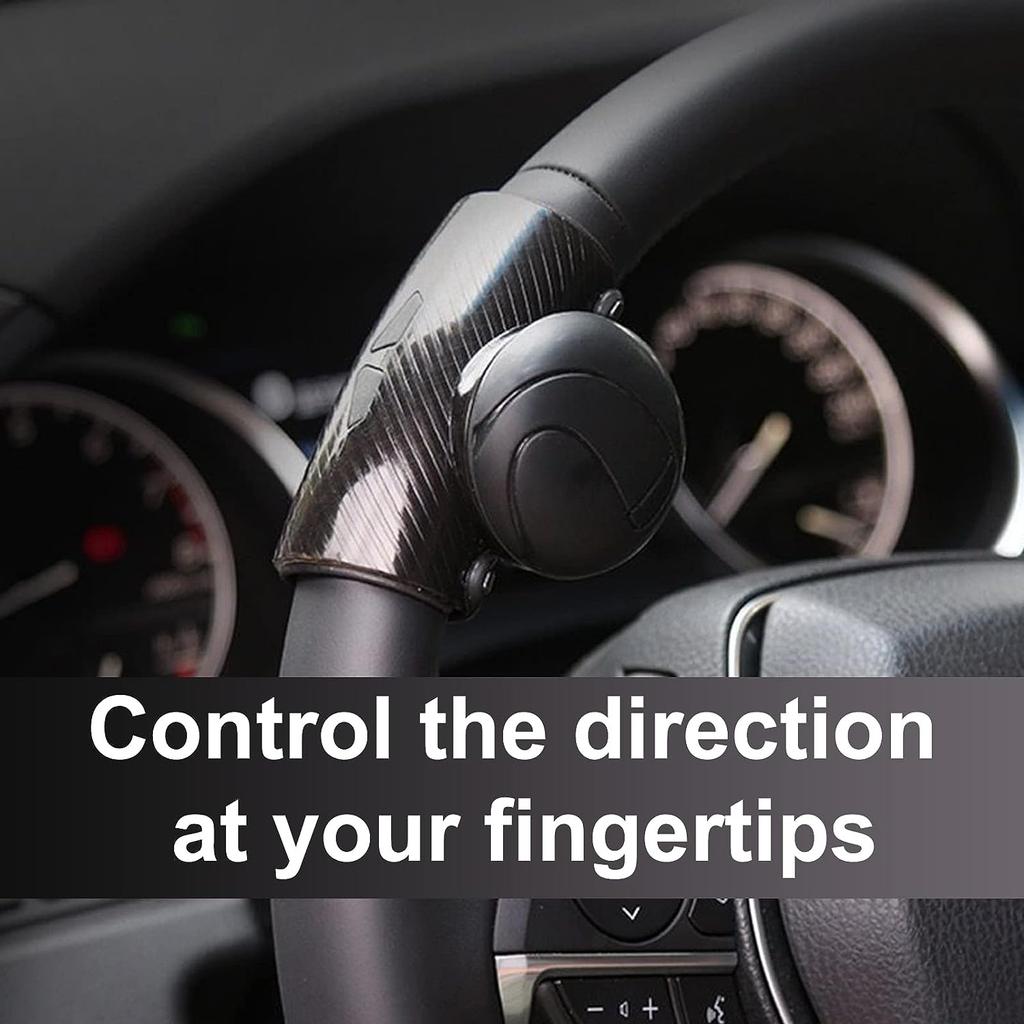 Steering Wheel Knob Spinner, Car Steering Aid Steering Wheel Knob Steering Grip Ball Spinner Power Handle Ball for Cars Tractor Truck Car