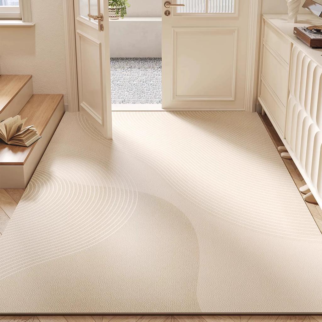 Door Floor Mat, High-End Door Floor Mat, Dirt-Resistant Pvc Leather, Leave-In Washable, Erasable, Cutting, Non-Slip Door Carpet
