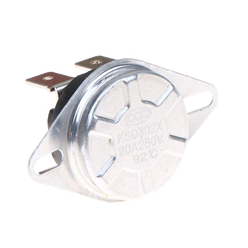 Ksd302X/T 250V20A Temperature Sensor 75-95 Degrees 4Pin Bipolar Temperature Switch Manual Reset Heater Thermostat