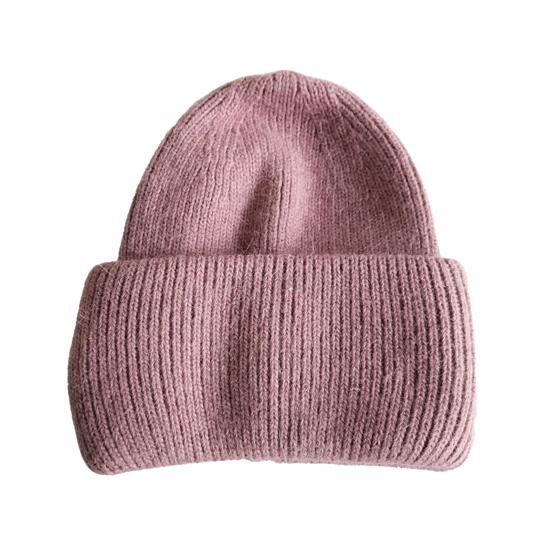 Wool Knit Hat Solid Color Seamless Winter Skull Cap Outdoor Sports Fishing Skiing Hiking Snowboarding Hat