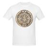 Aztec Calendar Flattering For All Body Types Tshirt Japanese Style Minimal Not Easy To Loosen Tee