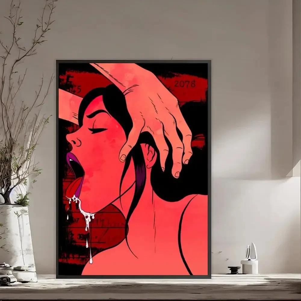 Film Clasic Abstract Nordic Nud Femeie Sexy Bărbați Postere Calitate HD Poster Artă de Perete Pictură Studiu Living Decor Acasă Cadou