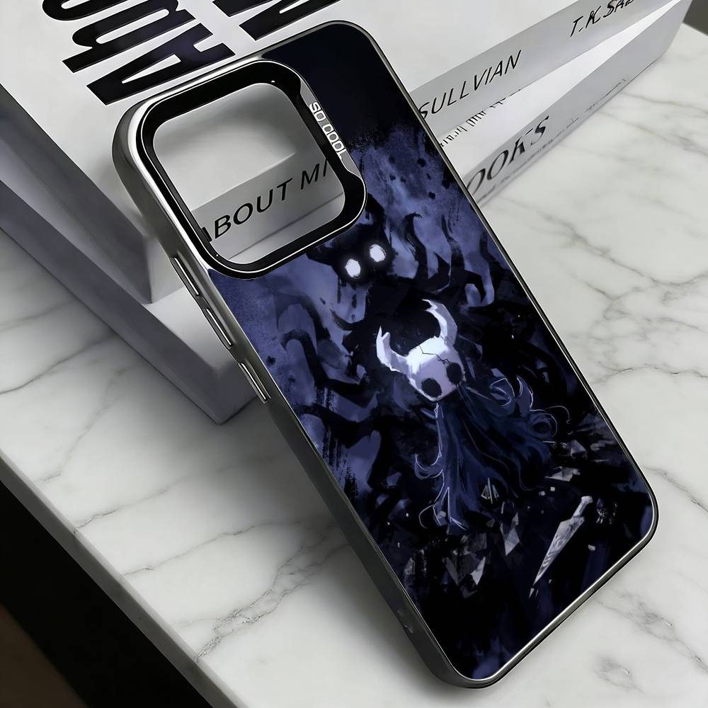 H-Hollow Knight  Phone Case For iPhone 17,16,15,14,13,12,11 Plus,Pro Max,XS,Colorful Silver Phone case Funda Cover