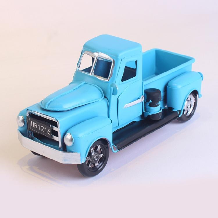 Vintage Truck Decor Resin Trucks Planter Antique Rustic Car Desktop Decoration