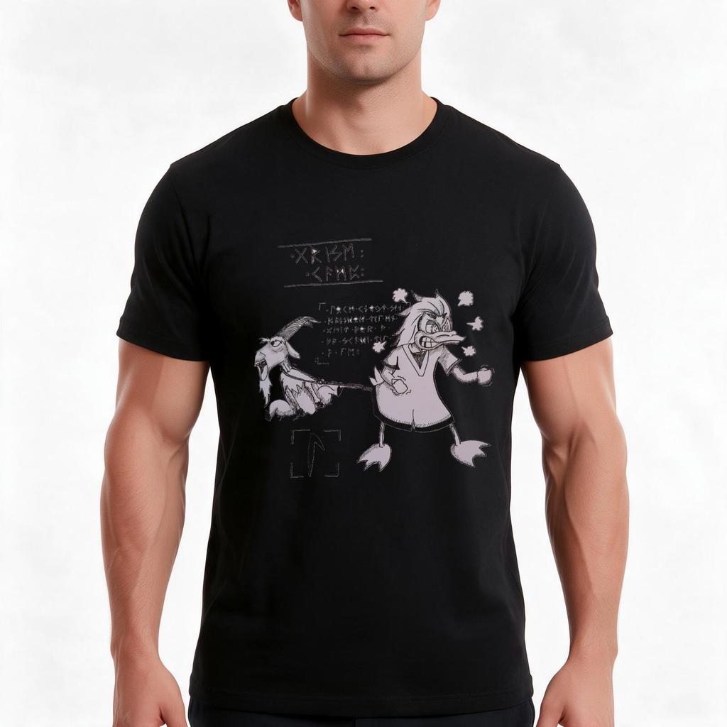 Trekkekampen Tshirt Summer Casual Cotton Tee Oversized Streetwear Tops Vintage Graphic Print Loose Fit Short Sleeve